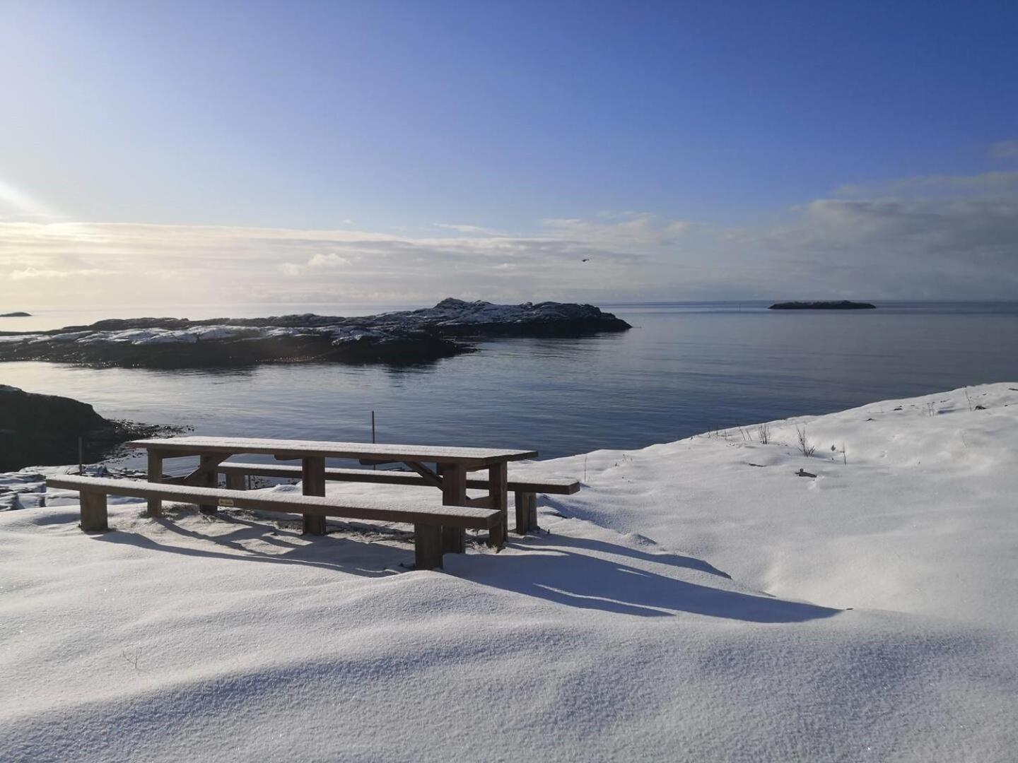 Villa House With Amazing View & Location In Tind Sørvågen Exterior foto